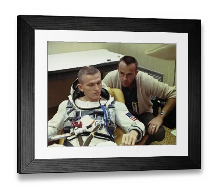 Framed Print : Frank Borman and Alan B. Shepard Framed Print : Frank Borman and Alan B. Shepard