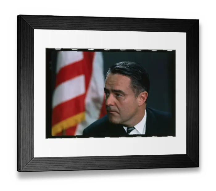 Framed Print : Portrait of Sargent Shriver