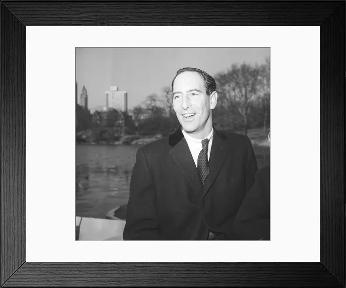 Framed Print : Thomas P.F. Hoving In Central Park Framed Print : Thomas P.F. Hoving In Central Park