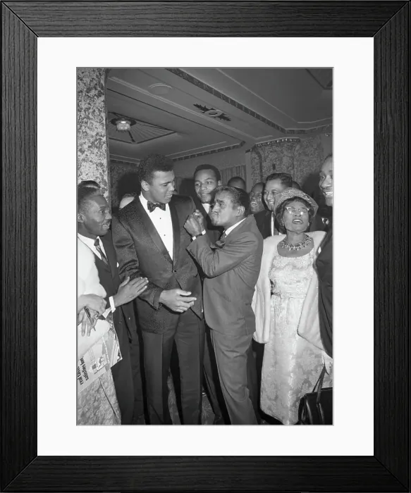 Framed Print : Sammy Davis Jr. Picks Fight With Ali Framed Print : Sammy Davis Jr. Picks Fight With Ali