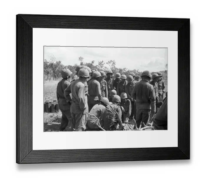 Framed Print : UPI Correspondent Joe Galloway In Vietnam Framed Print : UPI Correspondent Joe Galloway In Vietnam
