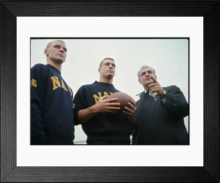 Framed Print : Coach Talking with Team Captain and Player Framed Print : Coach Talking with Team Captain and Player