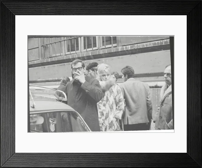 Framed Print : Roger Vadim and Jane Fonda Entering Automobile Framed Print : Roger Vadim and Jane Fonda Entering Automobile