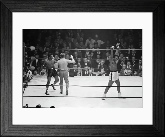 Framed Print : Cassius Clay Waving to Spectators Framed Print : Cassius Clay Waving to Spectators