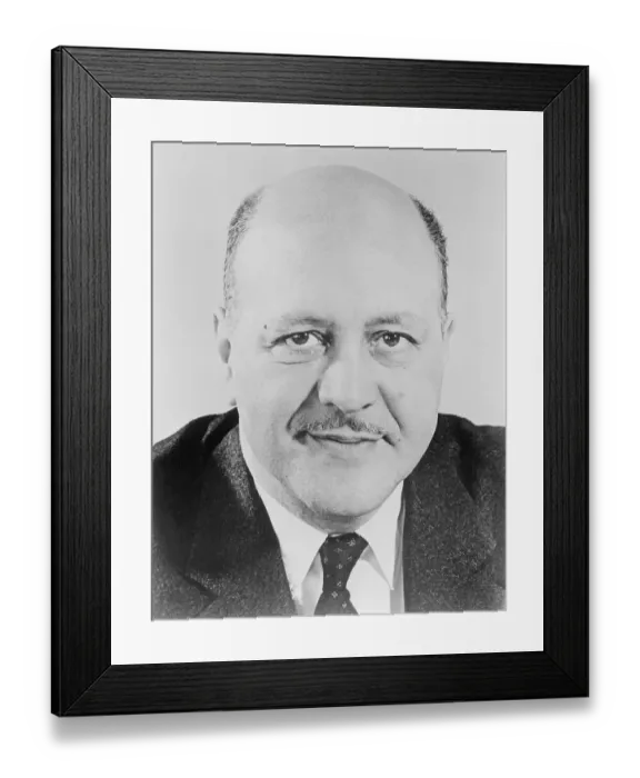 Framed Print : Portrait of Robert C. Weaver Framed Print : Portrait of Robert C. Weaver