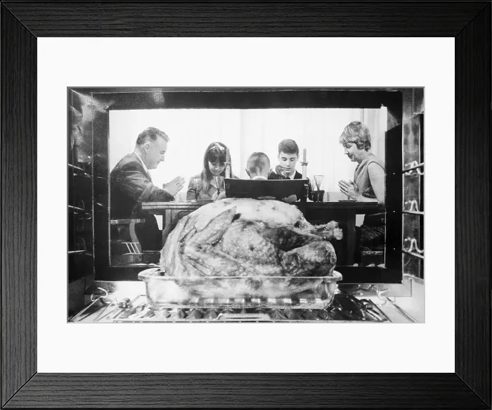 Framed Print : Turkey Dinner Framed Print : Turkey Dinner