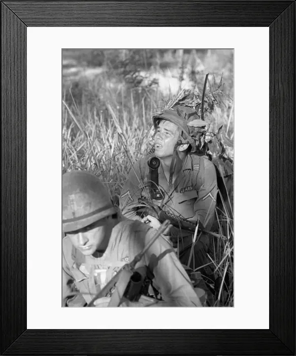 Framed Print : U.S. Soldier in Vietnam Framed Print : U.S. Soldier in Vietnam