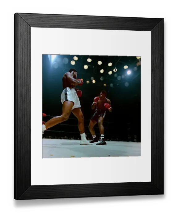 Framed Print : Cassius Clay Fighting Floyd Patterson Framed Print : Cassius Clay Fighting Floyd Patterson