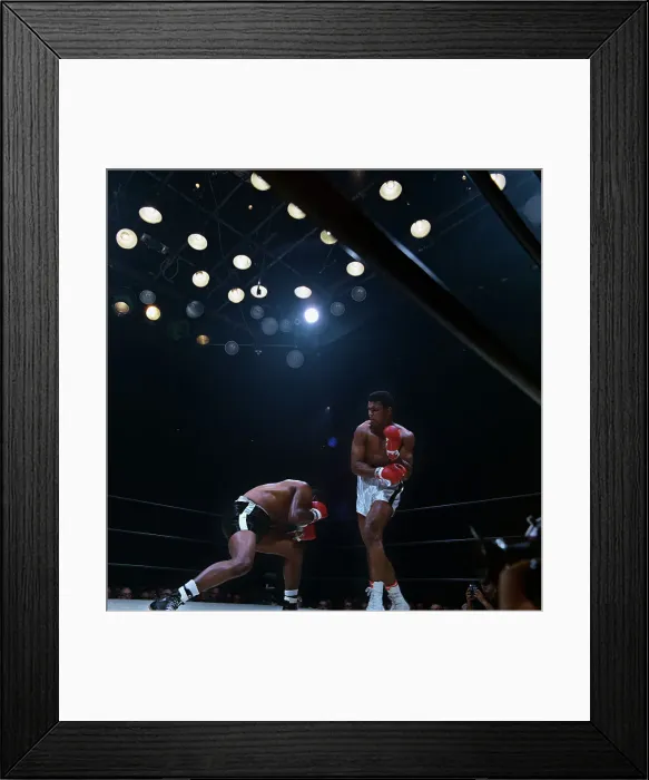 Framed Print : Cassius Clay Fighting Floyd Patterson Framed Print : Cassius Clay Fighting Floyd Patterson