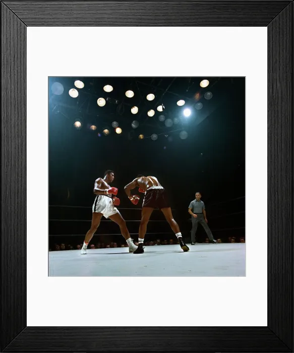 Framed Print : Cassius Clay Fighting Floyd Patterson Framed Print : Cassius Clay Fighting Floyd Patterson