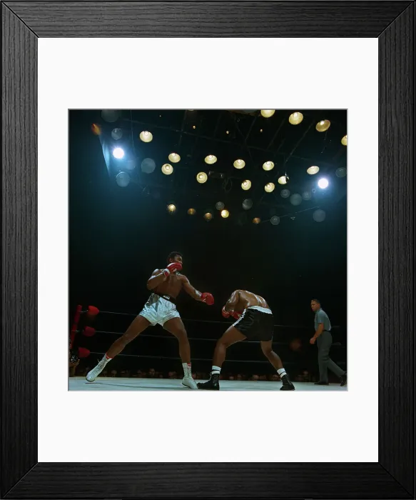 Framed Print : Cassius Clay Fighting Floyd Patterson Framed Print : Cassius Clay Fighting Floyd Patterson