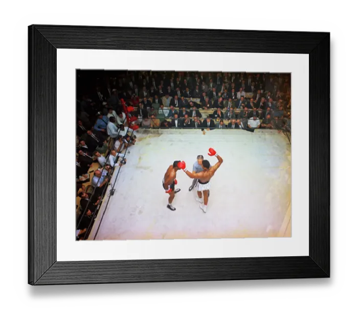 Framed Print : Cassius Clay Fighting Floyd Patterson Framed Print : Cassius Clay Fighting Floyd Patterson