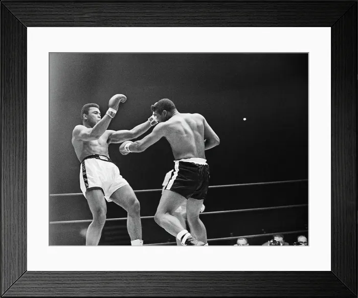 Framed Print : Portrait of Cassius Clay Boxing Floyd Patterson Framed Print : Portrait of Cassius Clay Boxing Floyd Patterson