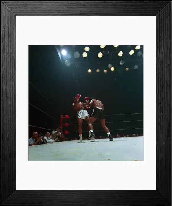Framed Print : Cassius Clay Fighting Floyd Patterson Framed Print : Cassius Clay Fighting Floyd Patterson