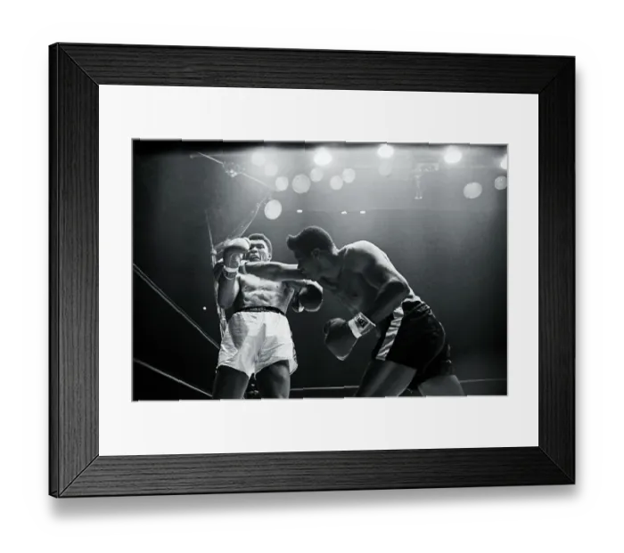 Framed Print : Cassius Clay Avoiding Floyd's Punch Framed Print : Cassius Clay Avoiding Floyd's Punch