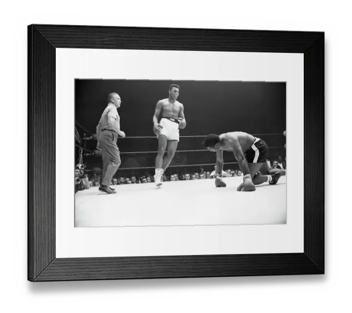 Framed Print : Muhammad Ali and Floyd Patterson in the Boxing Ring Framed Print : Muhammad Ali and Floyd Patterson in the Boxing Ring