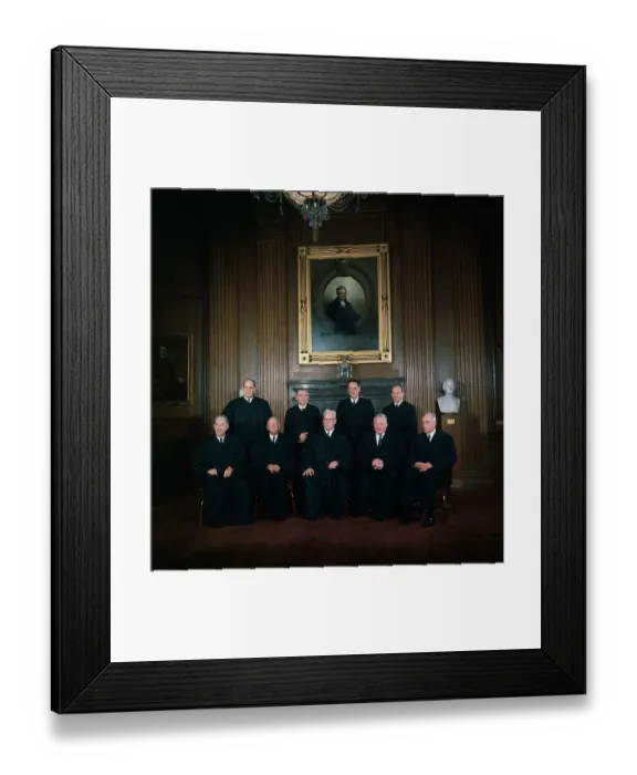 Framed Print : Supreme Court Justices Framed Print : Supreme Court Justices