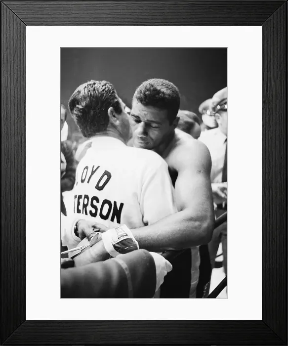 Framed Print : Portrait of Floyd Patterson Framed Print : Portrait of Floyd Patterson