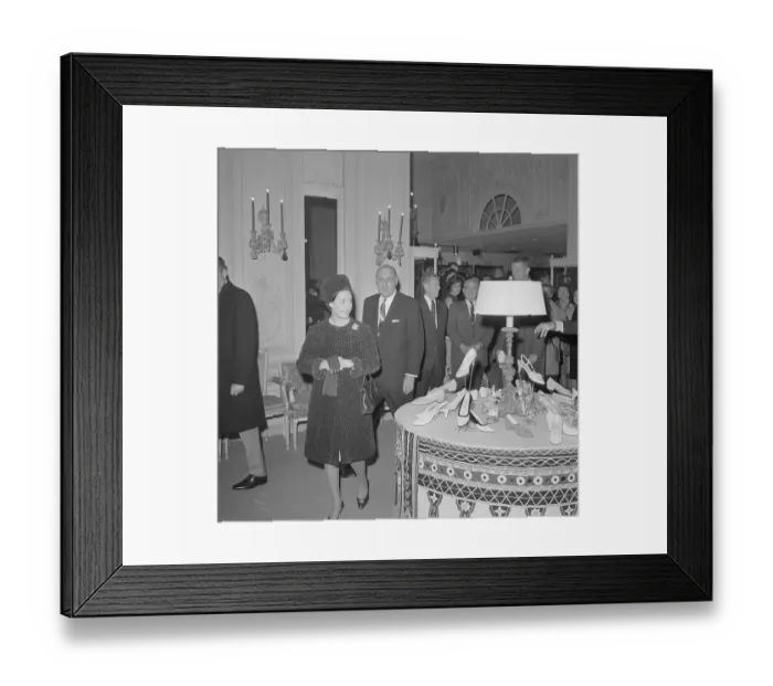 Framed Print : Princess Margaret Shopping Framed Print : Princess Margaret Shopping