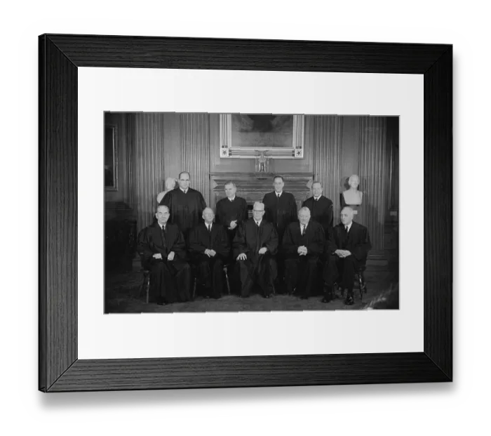 Framed Print : Portrait of the Supreme Court Framed Print : Portrait of the Supreme Court
