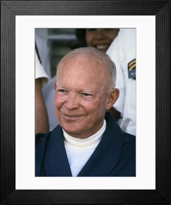 Framed Print : Portrait of Dwight D Eisenhower Framed Print : Portrait of Dwight D Eisenhower