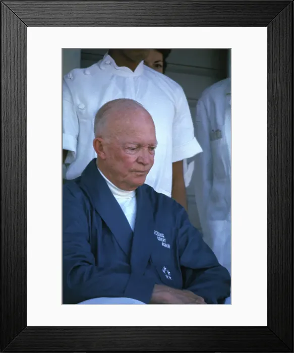 Framed Print : Portrait of Dwight D Eisenhower Framed Print : Portrait of Dwight D Eisenhower