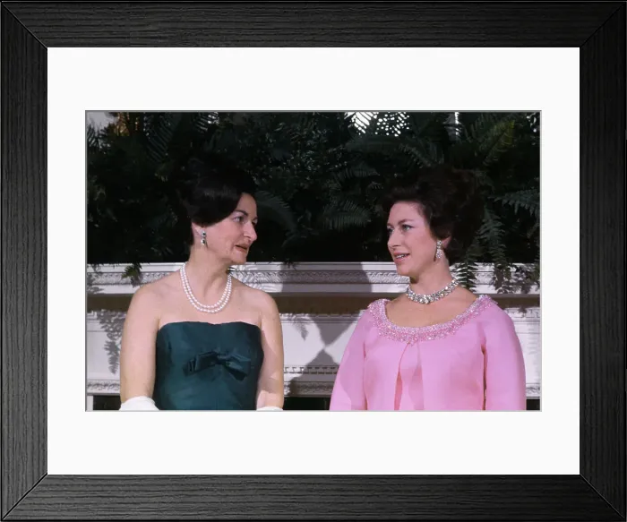 Framed Print : Claudia Alta Johnson and Margaret Pose Framed Print : Claudia Alta Johnson and Margaret Pose