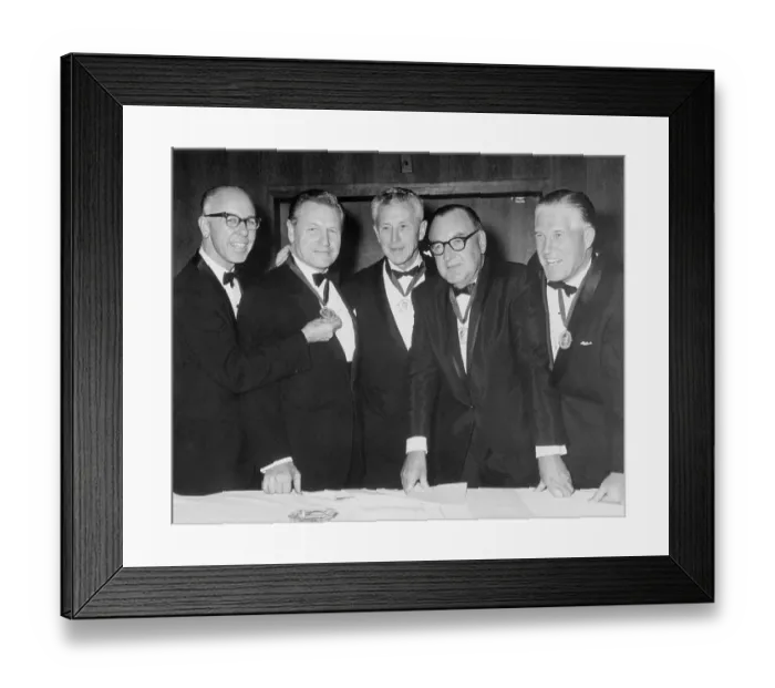 Framed Print : Governors Receive Charles Evans Hughes Awards Framed Print : Governors Receive Charles Evans Hughes Awards