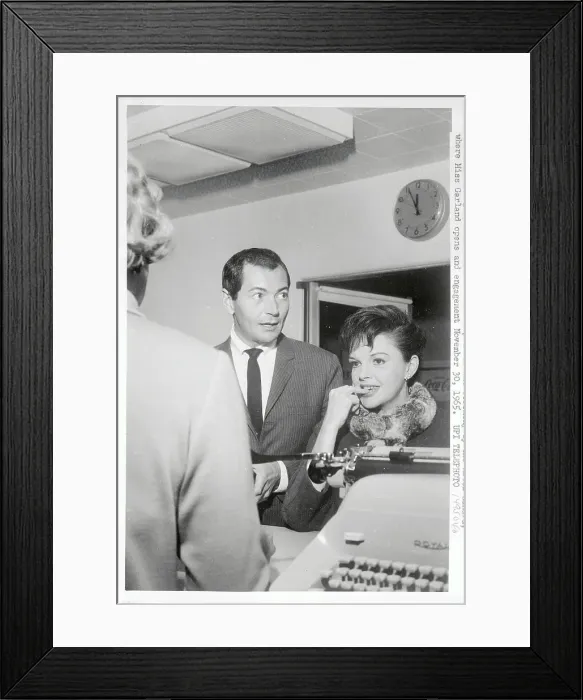 Framed Print : Judy Garland and Mark Herron Getting Marriage License Framed Print : Judy Garland and Mark Herron Getting Marriage License