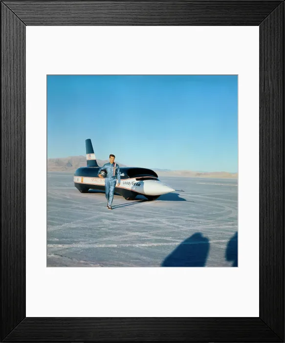 Framed Print : Craig Breedlove Walking Away from Spirit of America Framed Print : Craig Breedlove Walking Away from Spirit of America