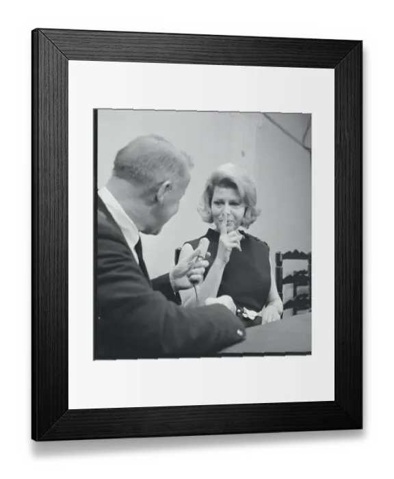 Framed Print : Rita Hayworth Holding Finger to Lips Framed Print : Rita Hayworth Holding Finger to Lips
