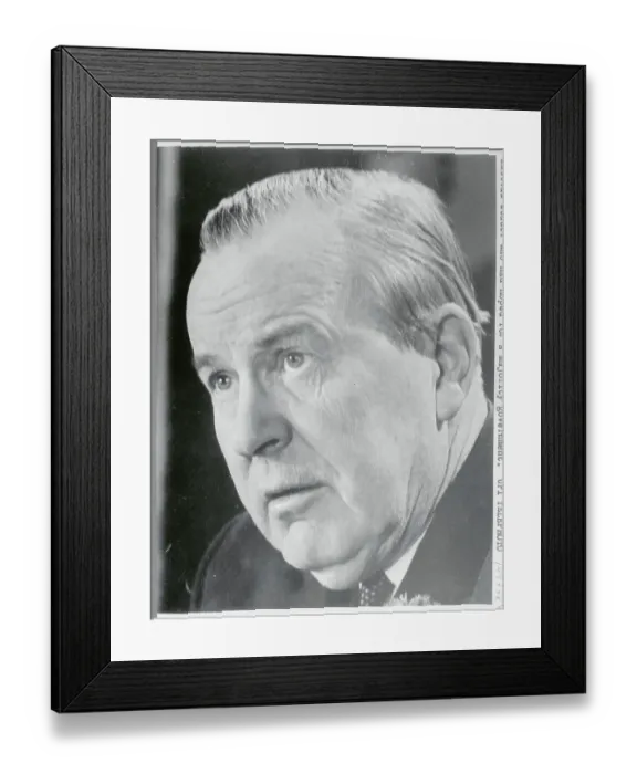 Framed Print : Portrait of Lester Pearson Framed Print : Portrait of Lester Pearson