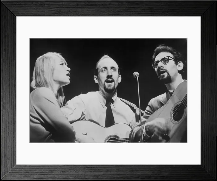 Framed Print : Peter, Paul And Mary Rehearsing