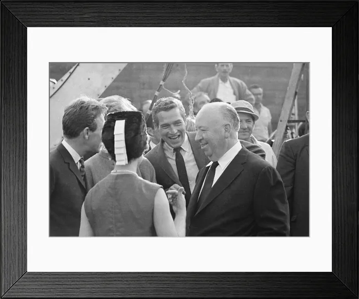 Framed Print : Alfred Hitchcock, Paul Newman and Others Framed Print : Alfred Hitchcock, Paul Newman and Others