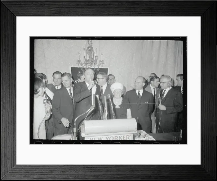 Framed Print : William F. Buckley Jr. Conceding to His Lost Framed Print : William F. Buckley Jr. Conceding to His Lost