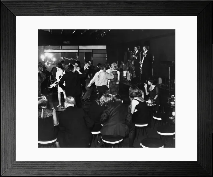Framed Print : Dancefloor At Arthur, 1965 Framed Print : Dancefloor At Arthur, 1965