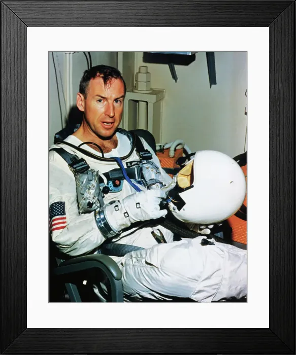 Framed Print : Gemini 7 Astronaut James A. Lovell