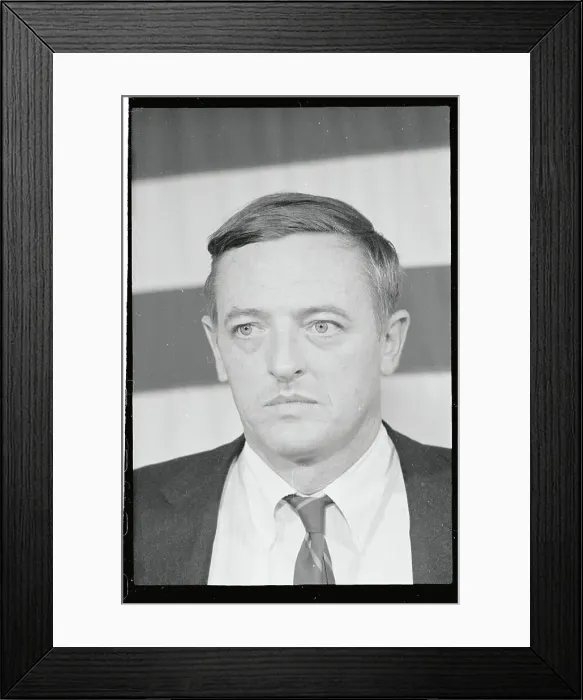Framed Print : William Buckley in Suit and Tie Framed Print : William Buckley in Suit and Tie