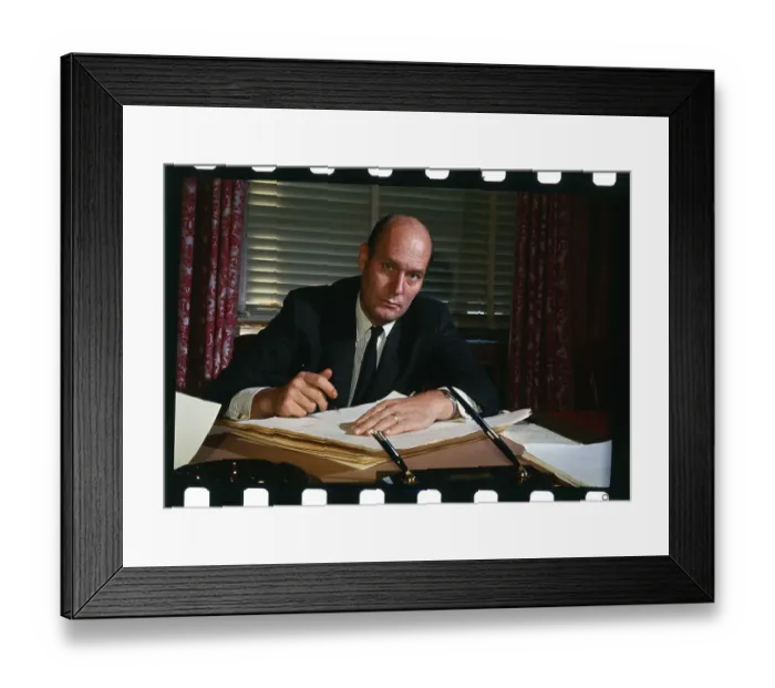 Framed Print : Nicholas B. Katzenbach at Desk Framed Print : Nicholas B. Katzenbach at Desk
