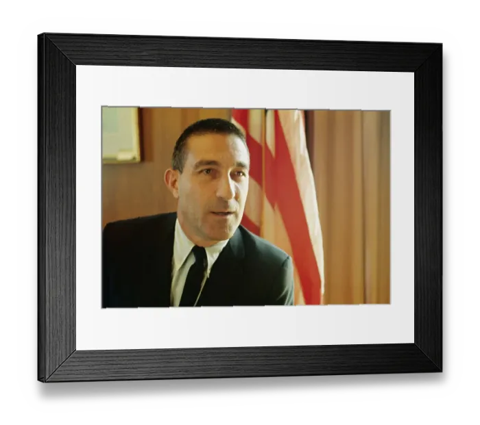 Framed Print : Portrait of Stewart L. Udall Framed Print : Portrait of Stewart L. Udall