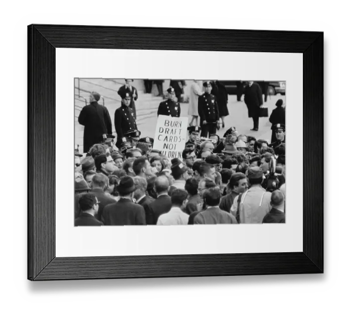 Framed Print : Anti Vietnam War Protest Framed Print : Anti Vietnam War Protest