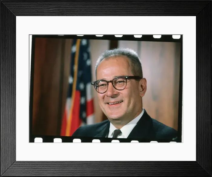 Framed Print : Portrait of W. Willard Wirtz Framed Print : Portrait of W. Willard Wirtz