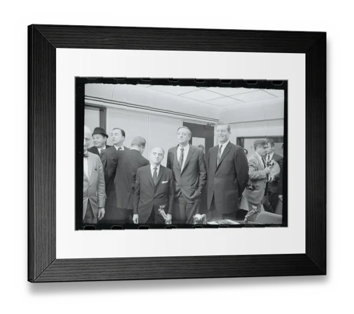 Framed Print : Mayoral Candidates Posing for the Camera Framed Print : Mayoral Candidates Posing for the Camera