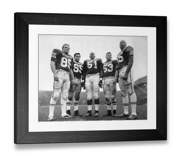 Framed Print : Michigan State's Famed Defensive Line Framed Print : Michigan State's Famed Defensive Line