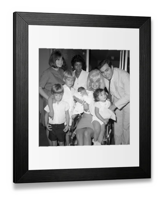 Framed Print : Portrait of Performer Jayne Mansfield With Her Immediate Family Framed Print : Portrait of Performer Jayne Mansfield With Her Immediate Family
