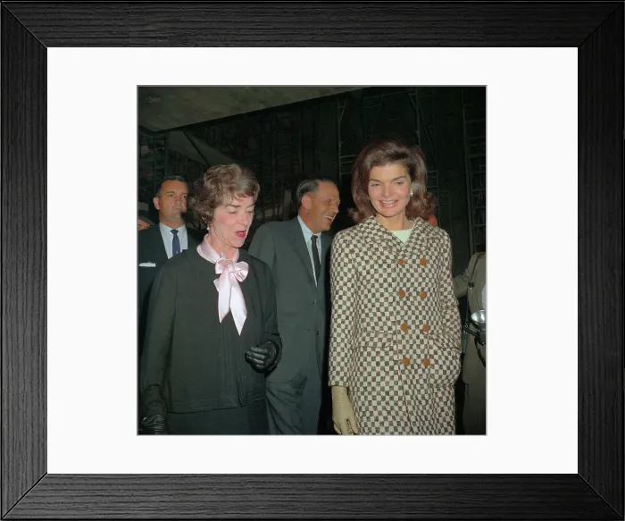 Framed Print : Jackie Kennedy with Flora Whitney Miller Framed Print : Jackie Kennedy with Flora Whitney Miller
