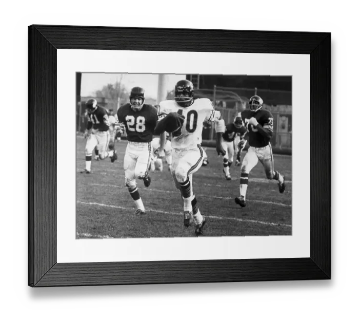 Framed Print : Gale Sayers Running for 96-Yard Touchdown Framed Print : Gale Sayers Running for 96-Yard Touchdown