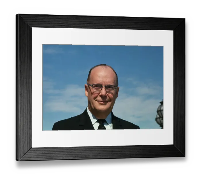 Framed Print : Portrait of Karl E Mundt Framed Print : Portrait of Karl E Mundt