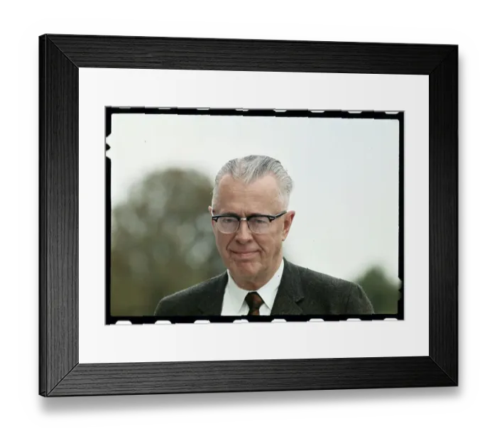 Framed Print : Portrait of Norris Cotton Framed Print : Portrait of Norris Cotton