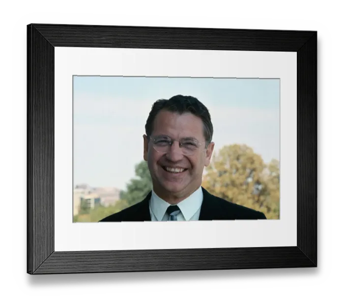 Framed Print : Portrait of Vance Hartke